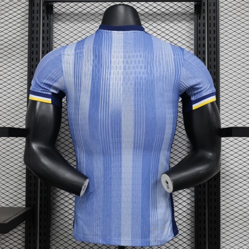 Spurs Shirt Player Version 2024-2025 Tottenham Hotspur Away Blue Soccer Jersey