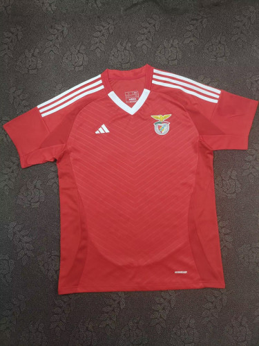 without Sponor Logo Fan Version 2024-2025 Benfica Home Soccer Jersey Football Shirt