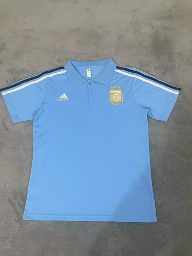 2024 Argentina Light Blue Soccer Polo