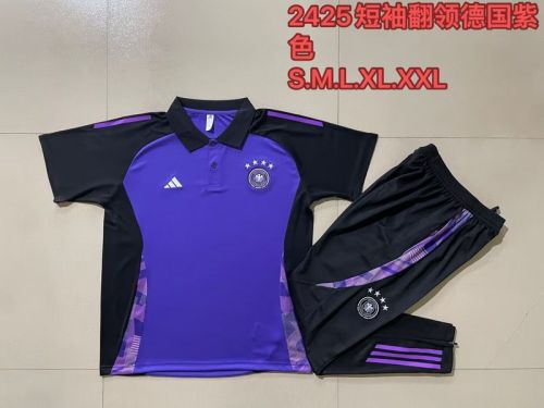 Adult Uniform 2024 Germany Purple Soccer Polo and Pants