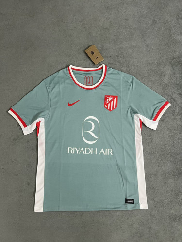Fan Version 2024-2025 Atletico Madrid Away Green Soccer Jersey Football Shirt