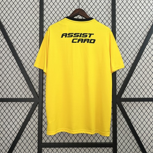 Fan Version 2024-2025 Colo-Colo Yellow Goalkeeper Soccer Training Jersey