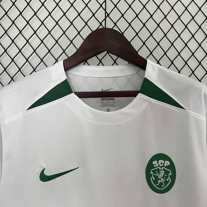 Fan Version Sporting Lisbon European Cup Winner 60th Anniversary White Soccer Jersey