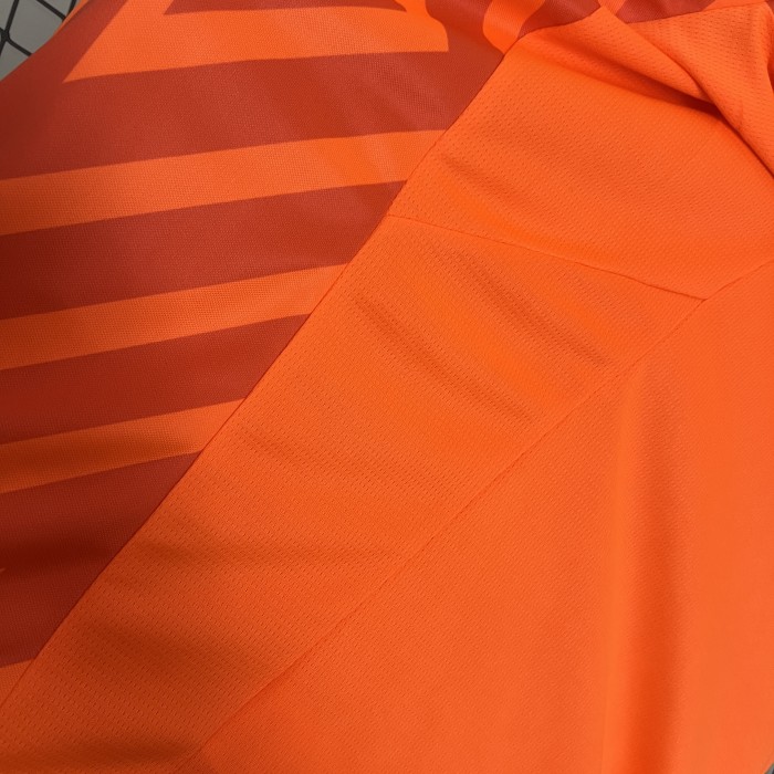 Fan Version 2024-2025 Palmeiras Orange Goalkeeper Soccer Jersey Football Shirt