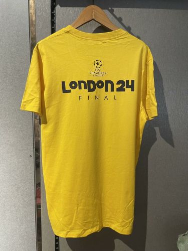 Fan Version 2024-2025 Borussia Dortmund Yellow Cotton BVB Football T-Shirt