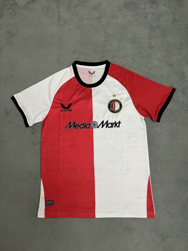 Fan Version 2024-2025 Feyenoord Rotterdam Home Soccer Jersey