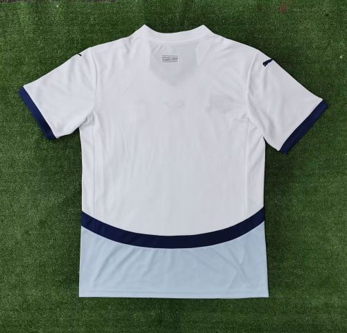 Fans Version Switzerland 2024 Away White Soccer Jersey Swiss Football Shirt