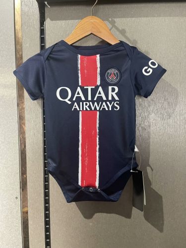 Baby Cloth PSG 2024-2025 Home Soccer Jersey Baby Onesies