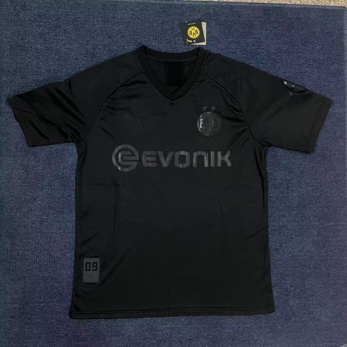 US$ 35.00 - Retro Jersey 2019-2020 Borussia Dortmund 110th Anniversary Black Soccer Jersey 