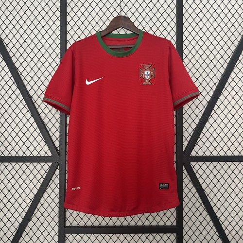 Retro Jersey 2012 Portugal Home Soccer Jersey Vintage Football Shirt