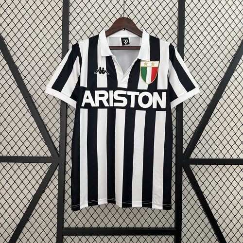 Retro Jersey Juventus 1984-1985 Home Soccer Jersey Vintage Football Shirt