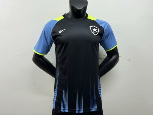 Fan Version 2024-2025 Botafogo Black/Blue Soccer Training Jersey Football Pre-match Shirt