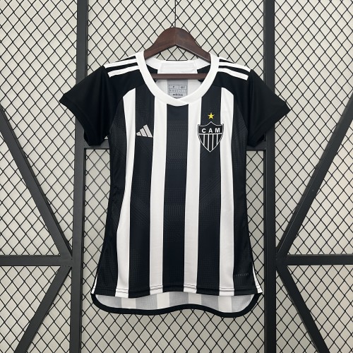 Women 2024-2025 Atletico Mineiro Home Soccer Jersey Lady Football Shirt