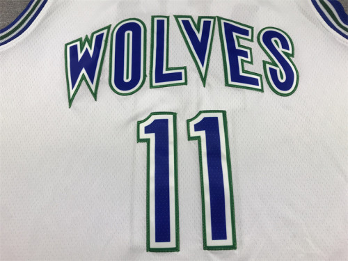 Minnesota Timberwolves 11 REID White NBA Jersey Basketball Shirt