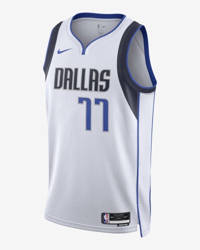 Dallas Mavericks DONCIC 77 White NBA Jersey Basketball Shirt
