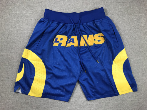 with Pocket Los Angeles Rams Blue NFL Shorts