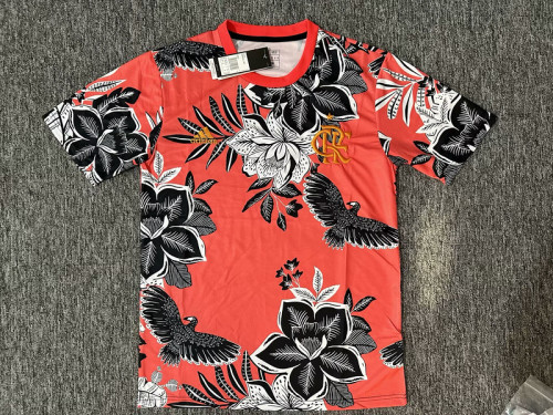 Fan Version 2024-2025 Flamengo Orange/Black Special Edition Soccer Jersey Football Shirt