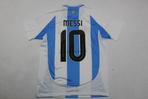 with FIFA World Champions 2022 Patch Fan Version Argentina 2024 MESSI 10 Soccer Jersey Blue Football Shirt