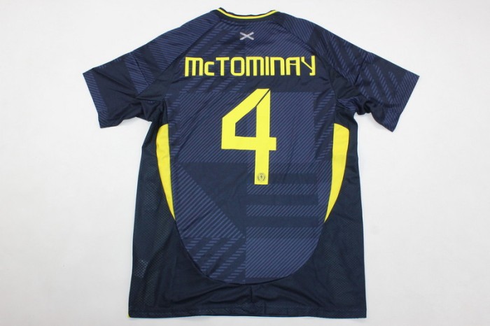 US$ 32.00 - Fan Version Scotland 2024 McTOMINAY 4 Home Soccer Jersey ...