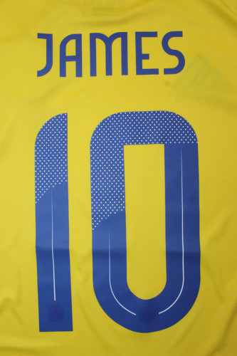Fan Version Colombia 2024 JAMES 10 Home Soccer Jersey Camisetas de Futbol
