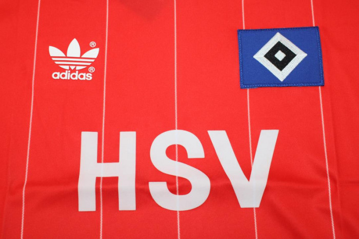 Retro Jersey 1983-1984 HSV Hamburg SV Home Soccer Jersey Hamburger Vintage Football Shirt