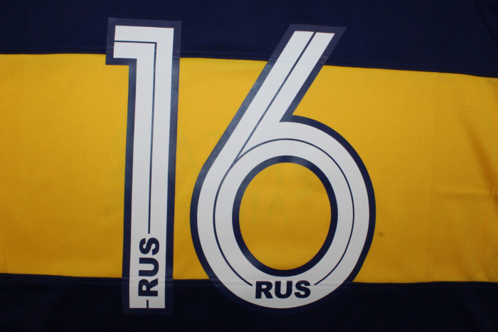 Retro Jersey 2019-2020 Boca Juniors DE ROSSI 16 Home Soccer Jersey Vintage Football Shirt