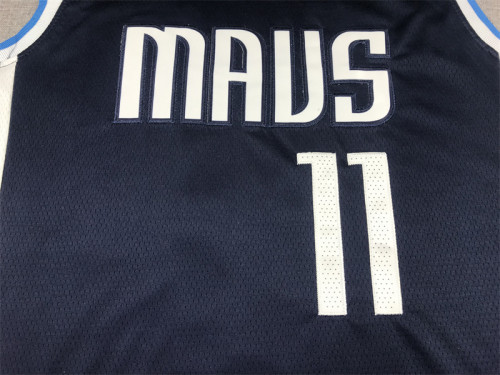 Statement Edition Dallas Mavericks 11 IRVING Dark Blue NBA Jersey Basketball Shirt