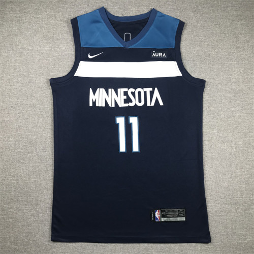 2024 Minnesota Timberwolves 11 REID Dark Blue NBA Jersey Basketball Shirt