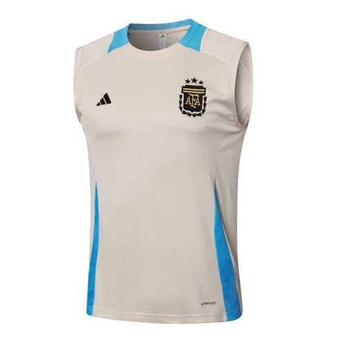2024 Argentina Beige Soccer Training Vest