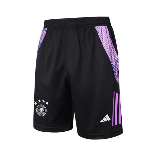 Fan Version 2024 Germany Black/Purple Soccer Training Shorts