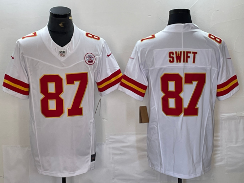 New Pittsburgh Steelers Swift 87 White NFL Jersey