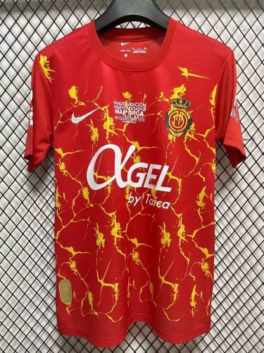 with Front Lettering Fans Version 2023-2024 RCD Mallorca Red Special Edition Soccer Jersey