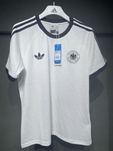 Retro Shirt Germany White Soccer T-shirt