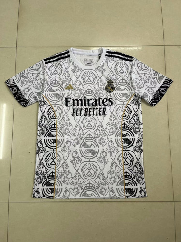 Fan Version 2024-2025 Real Madrid White Special Edition Soccer Jersey Real Football Shirt