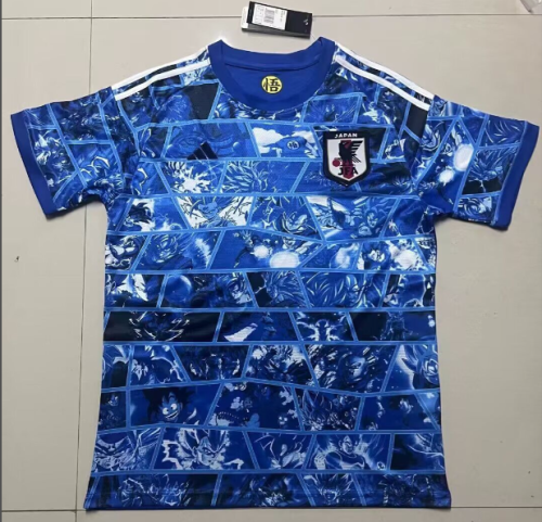 Fan Version Japan 2024 Blue Goku Version Soccer Jersey Football Shirt