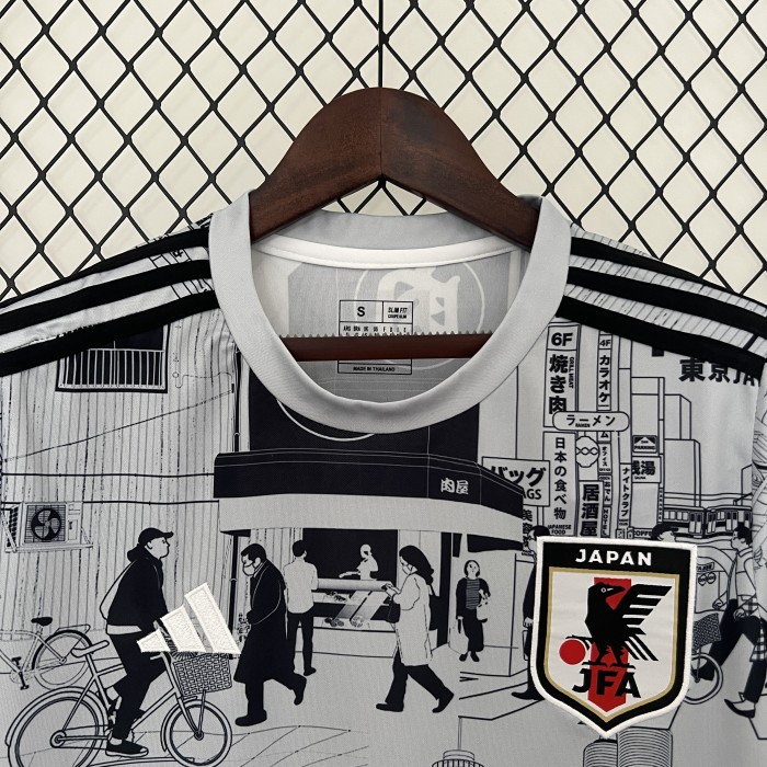 Fan Version 2024 Japan Black Tokyo Edition Soccer Jersey Football Shirt
