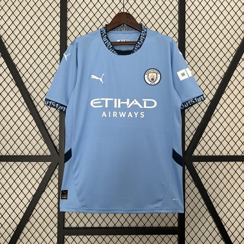 Fan Version Manchester City 2024-2025 Home Soccer Jersey Man City Football Shirt