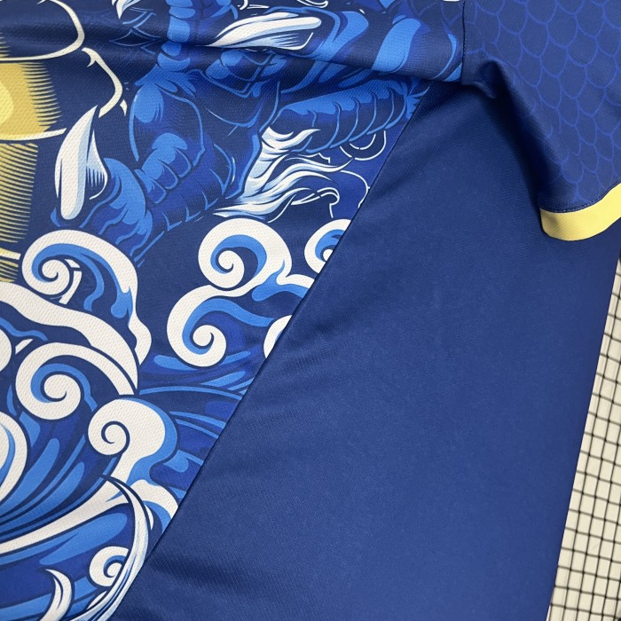 Fan Version 2024 Japan Blue Soccer Jersey Football Shirt