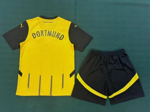 Adult Uniform 2024-2025 Borussia Dortmund Home Soccer Jersey Shorts BVB Football Kit