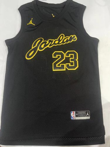Chicago Bulls 23 JORDAN Black Basketball Shirt NBA Jersey