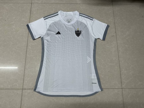 Women 2024-2025 Atletico Mineiro Away White Soccer Jersey Lady Football Shirt