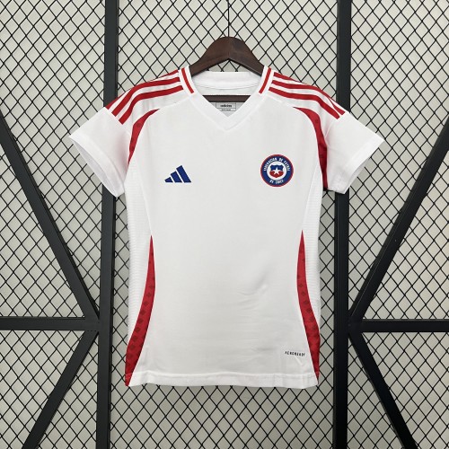Women Chile 2024 Away Soccer Jersey Girl Football Shirt