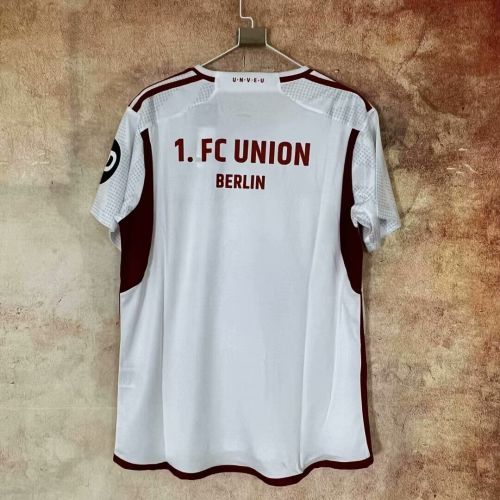 Fans Version 2024-2025 Union Berlin White Soccer Jersey Football Shirt