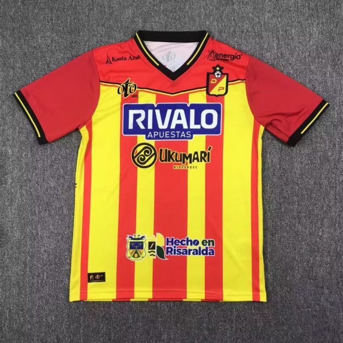 Fans Version 2024-2025 Deportivo Pereira Home Soccer Jersey Football Shirt