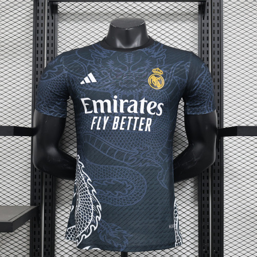 Player Version 2024-2025 Real Madrid Black/White Special Edition Soccer Jersey