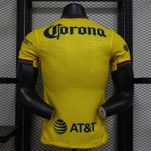 Player Version 2024-2025 Club America Aguilas Home Soccer Jersey Football Shirt