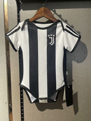 Baby Cloth 2024-2025 Juventus Home Soccer Jersey Baby Onesies
