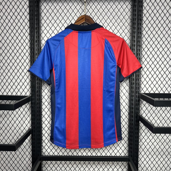 Retro Jersey 2004-2005 Barcelona Home Soccer Jersey Vintage Football Shirt