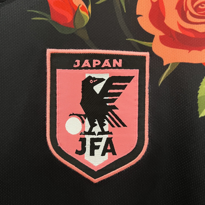 Fan Version Japan 2024 Roses Black Special Edition Soccer Jersey Football Shirt