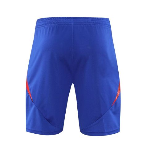 Fan Version Manchester United 2024-2025 Blue Soccer Training Shorts Football Shorts